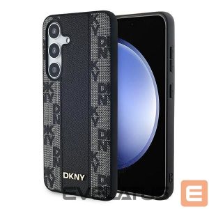 Другой аксессуар для телефона DKNY  DKNY Leather Checkered Mono Pattern MagSafe case for Samsung Galaxy S24+ - black 