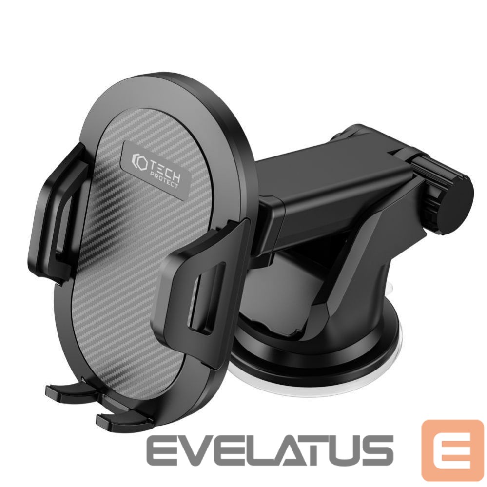Авто держатель Tech-Protect Tech-Protect V1 Car Phone Holder for Windshield/Cockpit - Black