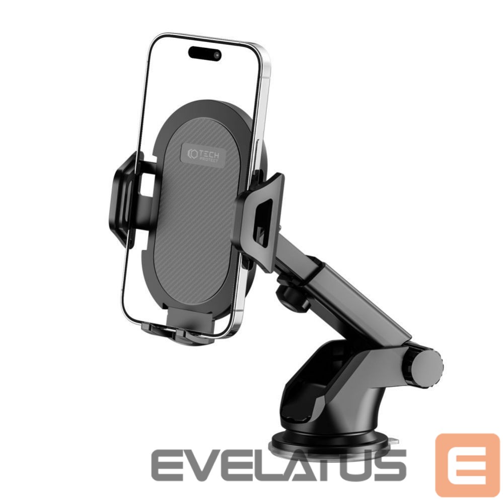 Авто держатель Tech-Protect Tech-Protect V1 Car Phone Holder for Windshield/Cockpit - Black