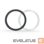 Чехол на заднюю панель Tech-Protect  Tech-Protect MagMat MagSafe magnetic ring universal - black / silver (2 pcs.) 
