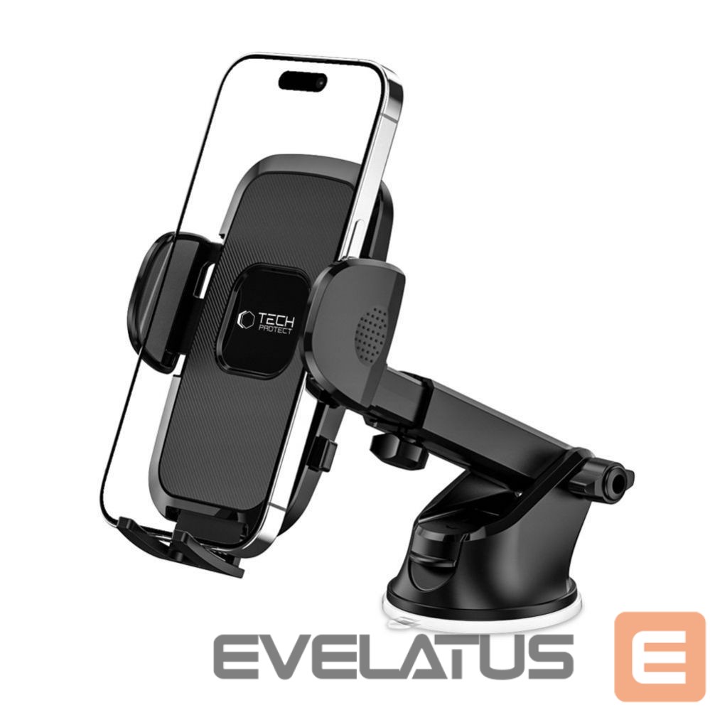 Авто держатель Tech-Protect Tech-Protect V3 Car Phone Holder for Windshield/Cockpit - Black