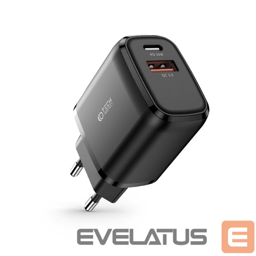 Адаптер Tech-Protect Black \ USB-A (female) || USB-C (female) \ without cable