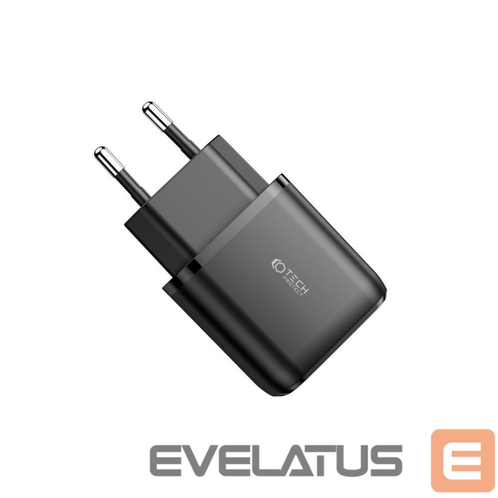 Адаптер Tech-Protect Black \ USB-A (female) || USB-C (female) \ without cable