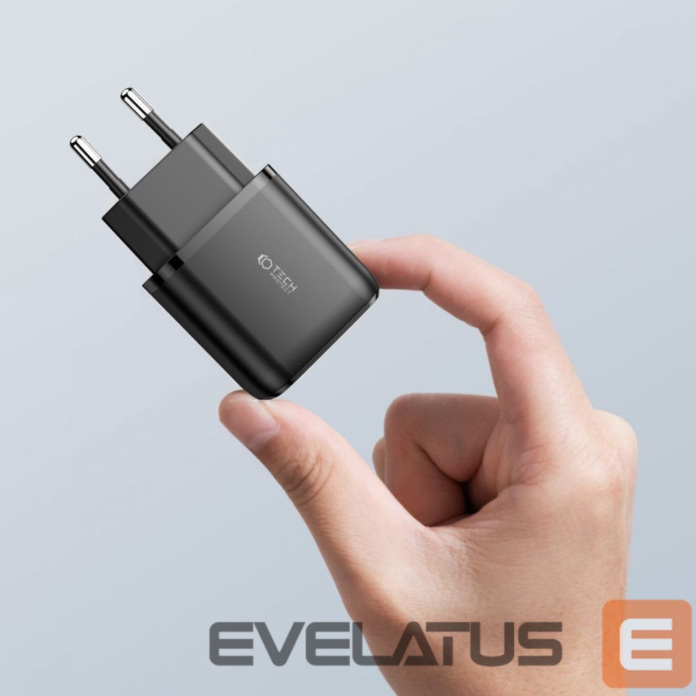 Адаптер Tech-Protect Black \ USB-A (female) || USB-C (female) \ without cable