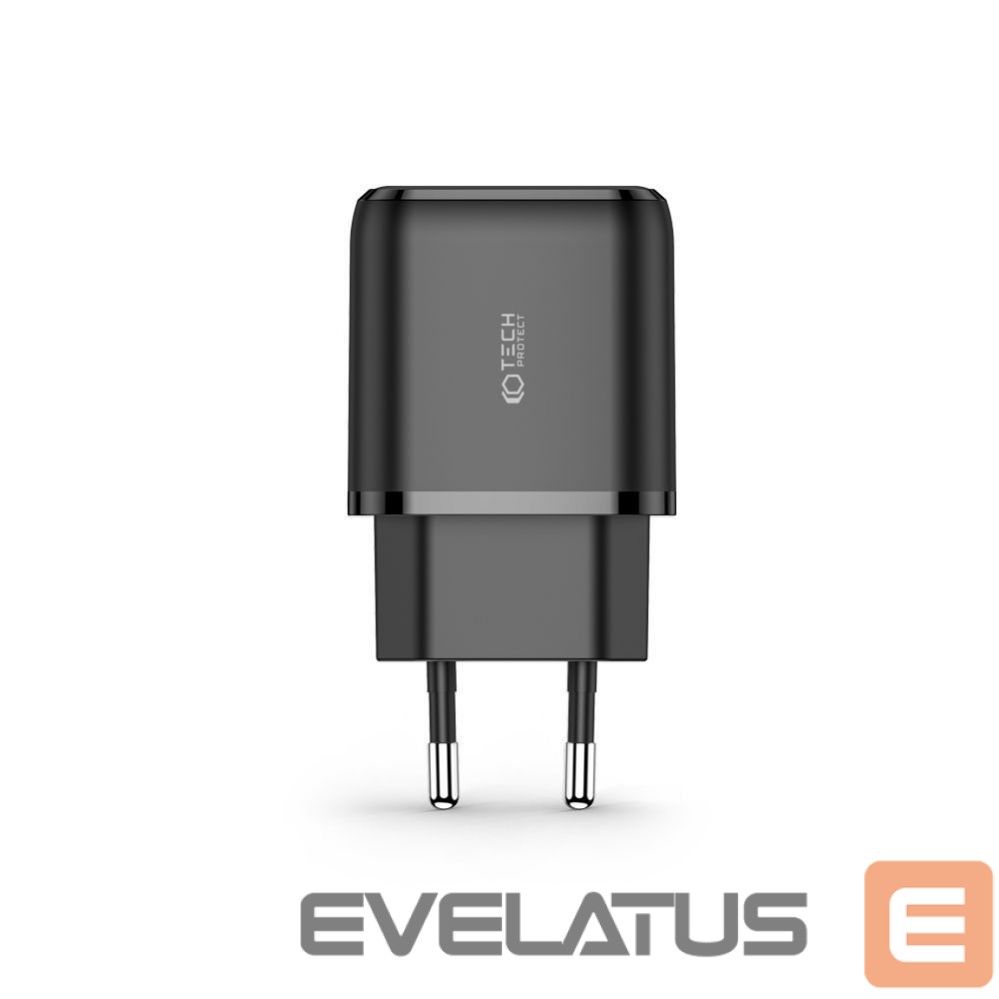 Адаптер Tech-Protect Black \ USB-A (female) || USB-C (female) \ without cable