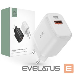 Адаптер Tech-Protect  White \ USB-A (female) || USB-C (female) \ without cable 