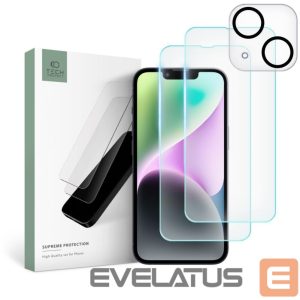 Защитное стекло Tech-Protect  Tech-Protect Supreme Set for iPhone 14 2x tempered glass for display / tempered glass for camera 