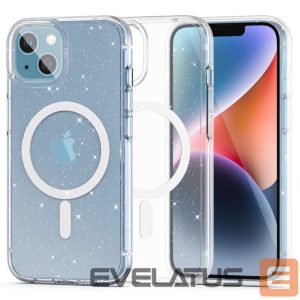 Чехол на заднюю панель Tech-Protect  Tech-Protect FlexAir Hybrid MagSafe iPhone 13/14 Case - Clear Glitter 