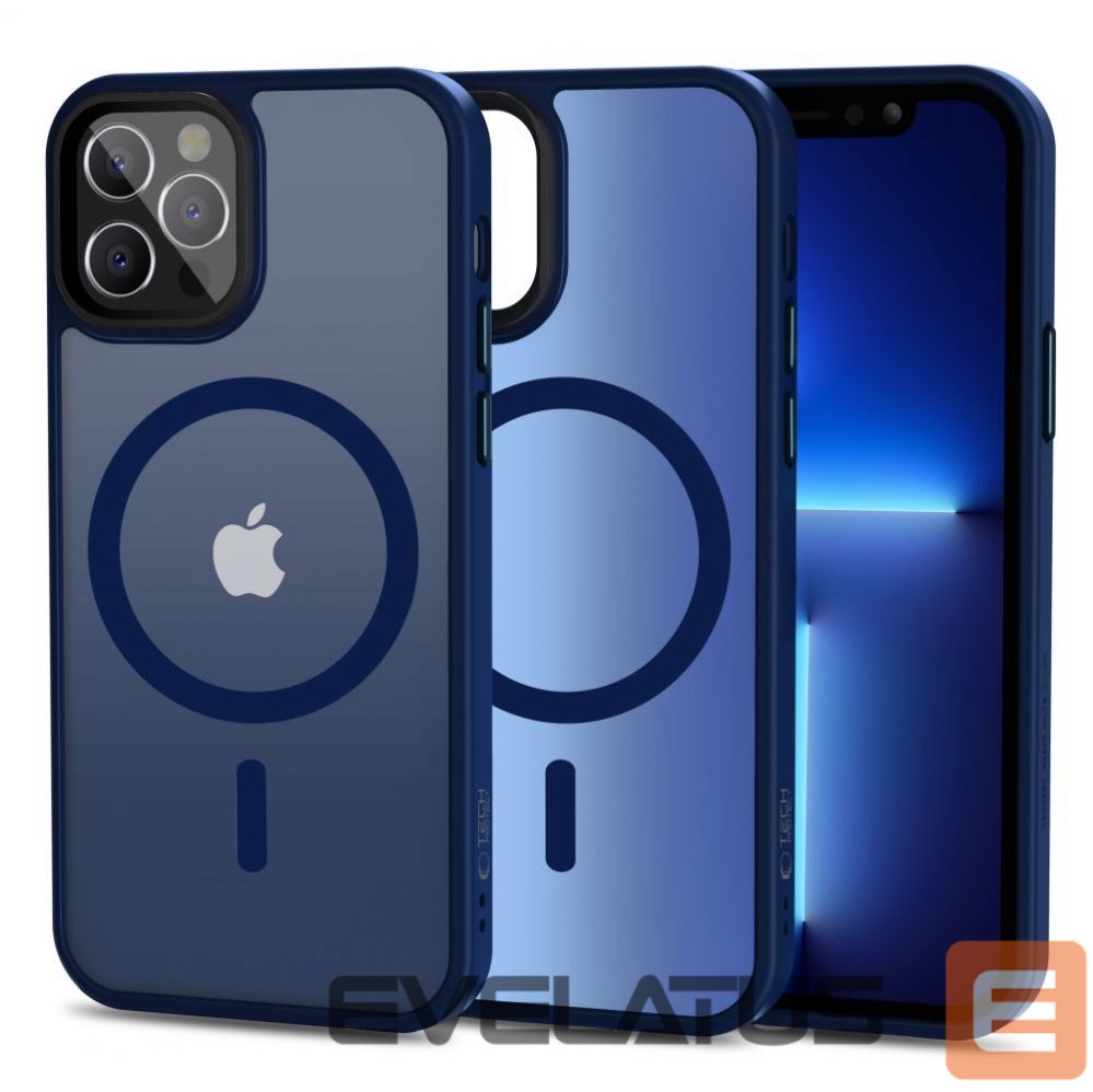 Чехол на заднюю панель Tech-Protect Tech-Protect MagMat MagSafe Case for iPhone 12 / 12 Pro - Matte Navy Blue