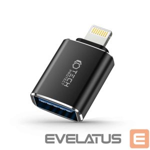 Адаптер Tech-Protect  Tech-Protect UltraBoost Lightning (Male) / USB-A (Female) OTG Adapter - Black 