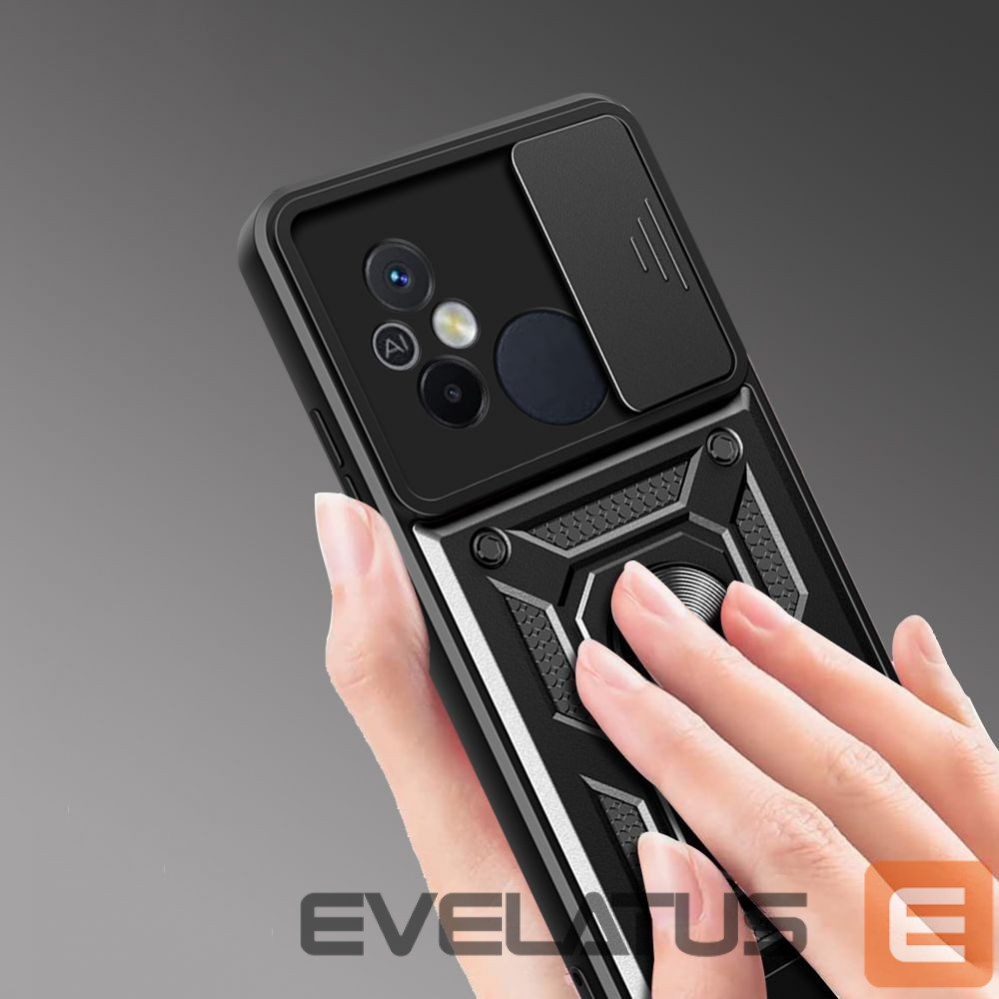 Чехол на заднюю панель Tech-Protect Tech-Protect CamShield Pro Case for Xiaomi Redmi 12C - Black