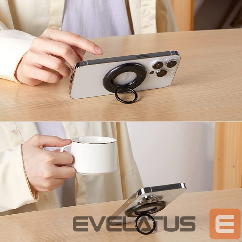 Авто держатель Tech-Protect Tech-Protect MMR100 Magnetic Phone Holder/Ring with MagSafe - Gray