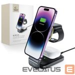 Адаптер Tech-Protect  Tech-Protect QI15W-A28 MagSafe 3in1 Inductive Charger with Smartphone / Apple Watch / AirPods Stand - Black 