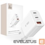 Адаптер Tech-Protect  Tech-Protect NC30W charger 2x USB-C PD 30W / USB-A QC 3.0 - white 