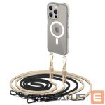 Чехол на заднюю панель Tech-Protect  Tech-Protect FlexAir Chain Case with MagSafe for iPhone 15 Pro - Black/Beige 