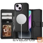 Чехол на заднюю панель Tech-Protect  Tech-Protect Wallet MagSafe case for iPhone 15 - black 