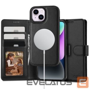 Чехол на заднюю панель Tech-Protect  Tech-Protect Wallet MagSafe case for iPhone 15 - black 