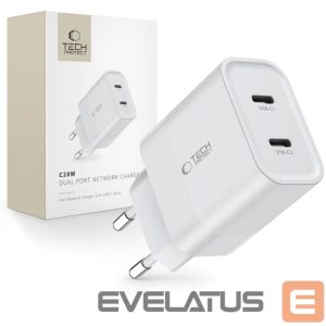 Адаптер Tech-Protect  White \ USB-C (female) \ without cable 