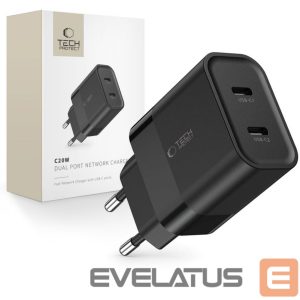 Адаптер Tech-Protect  Black \ USB-C (female) \ without cable 