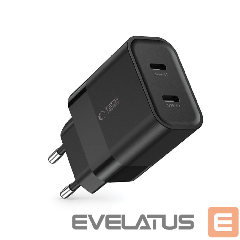 Адаптер Tech-Protect Black \ USB-C (female) \ without cable