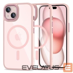 Чехол на заднюю панель Tech-Protect  Tech-Protect MagMat MagSafe iPhone 15 Case - Clear Pink 
