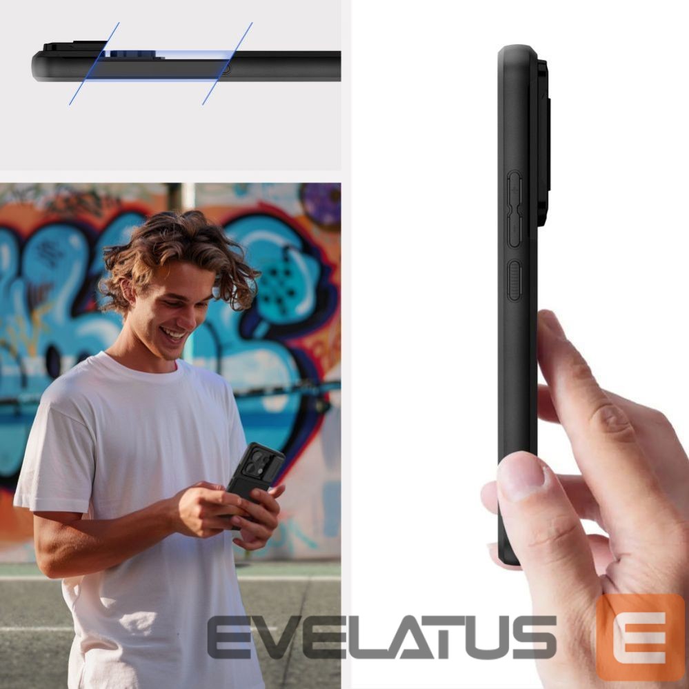 Чехол на заднюю панель Tech-Protect Tech-Protect Velar Cam+ Case for Xiaomi Redmi Note 13 Pro 5G / Poco X6 5G - Black