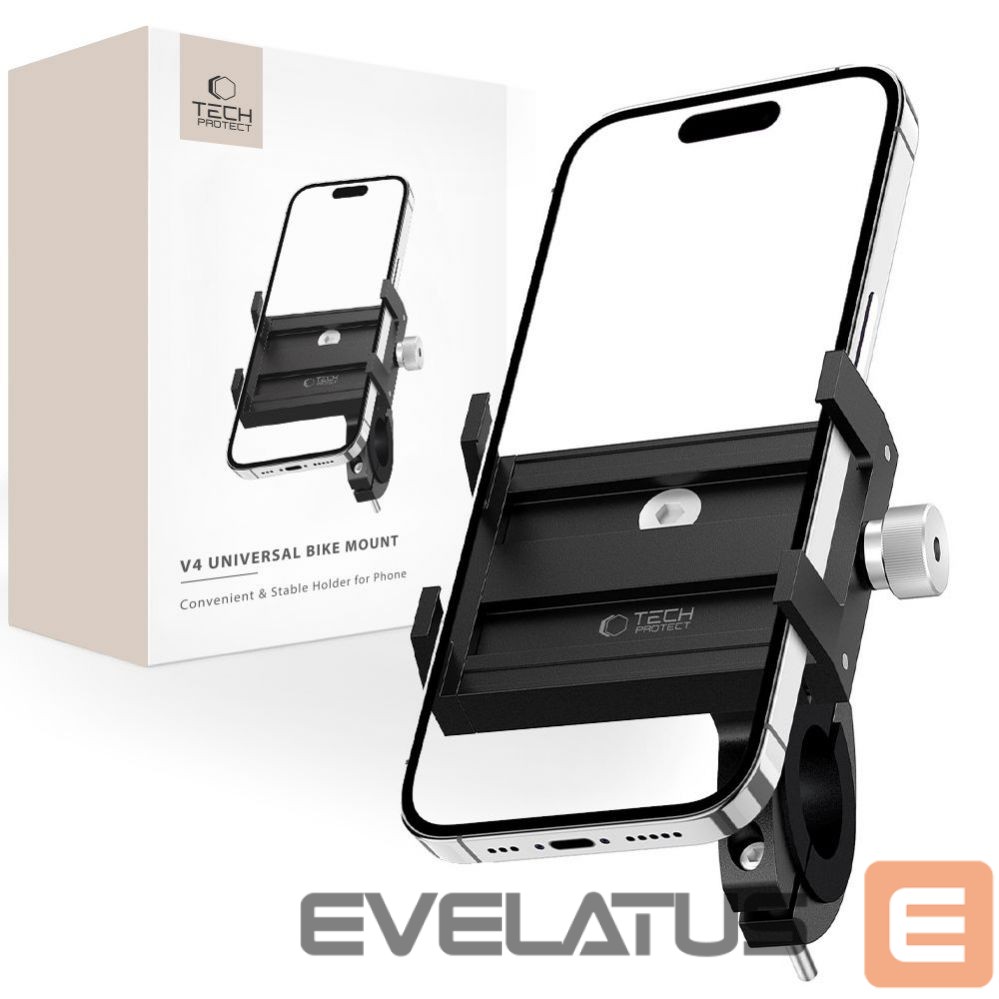 Авто держатель Tech-Protect Tech-Protect V4 Bike Handlebar Phone Holder - Black