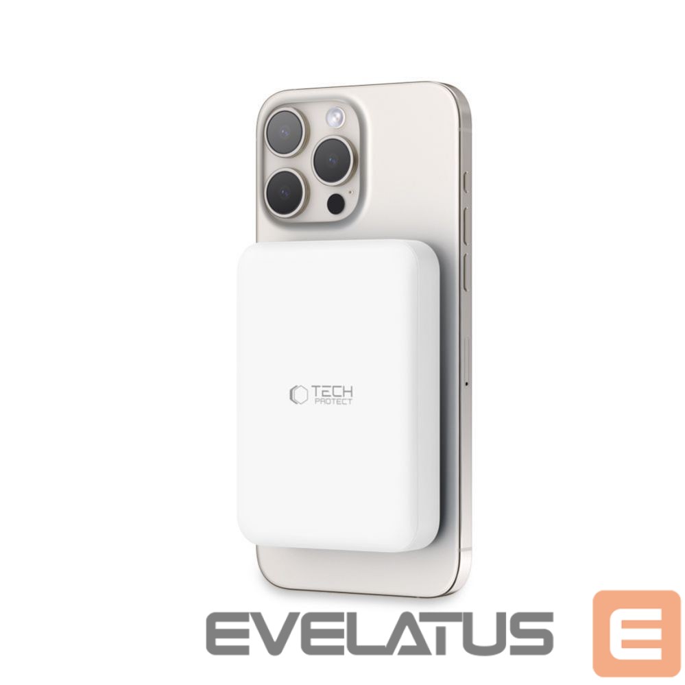 Внешний аккумулятор Tech-Protect White
