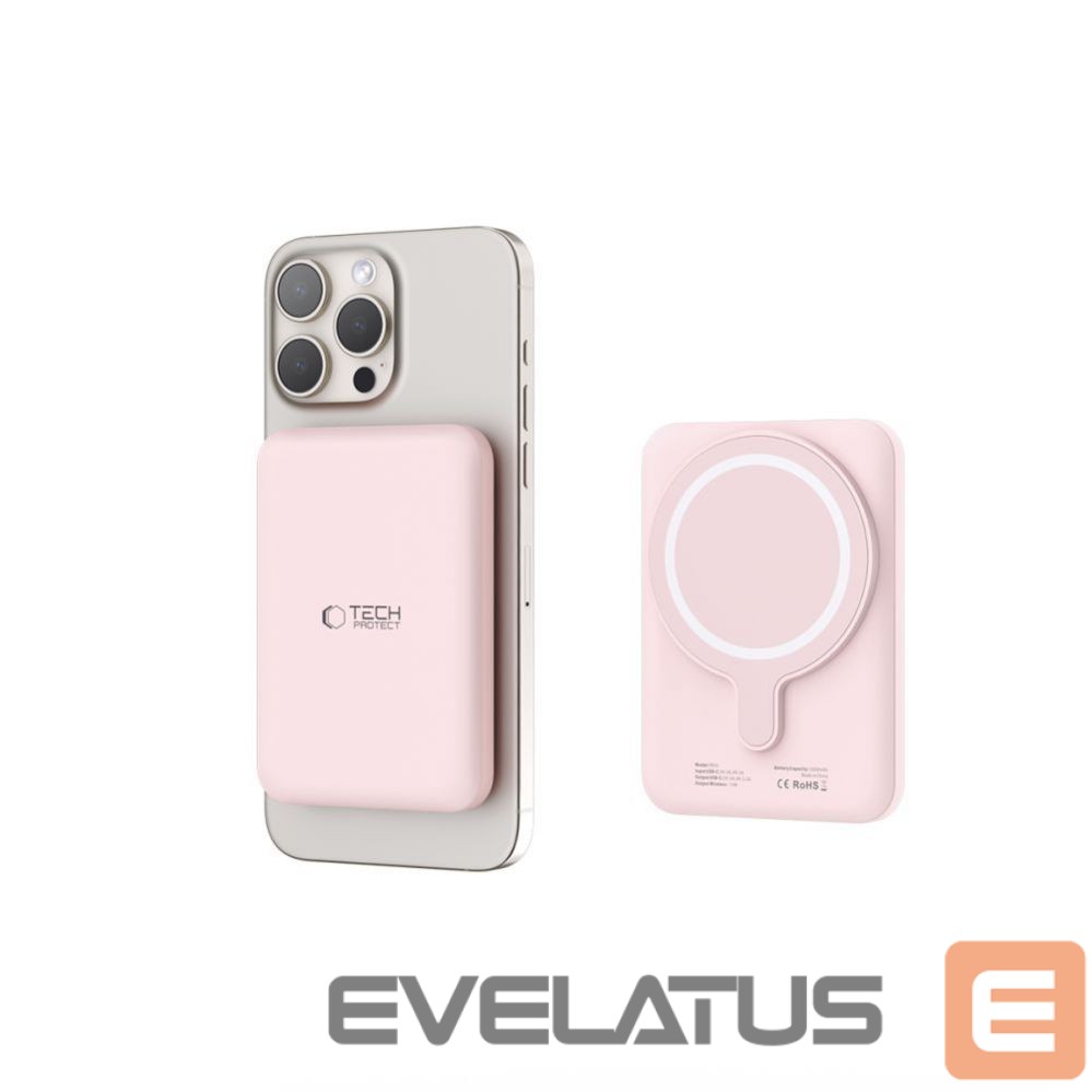 Внешний аккумулятор Tech-Protect Pink