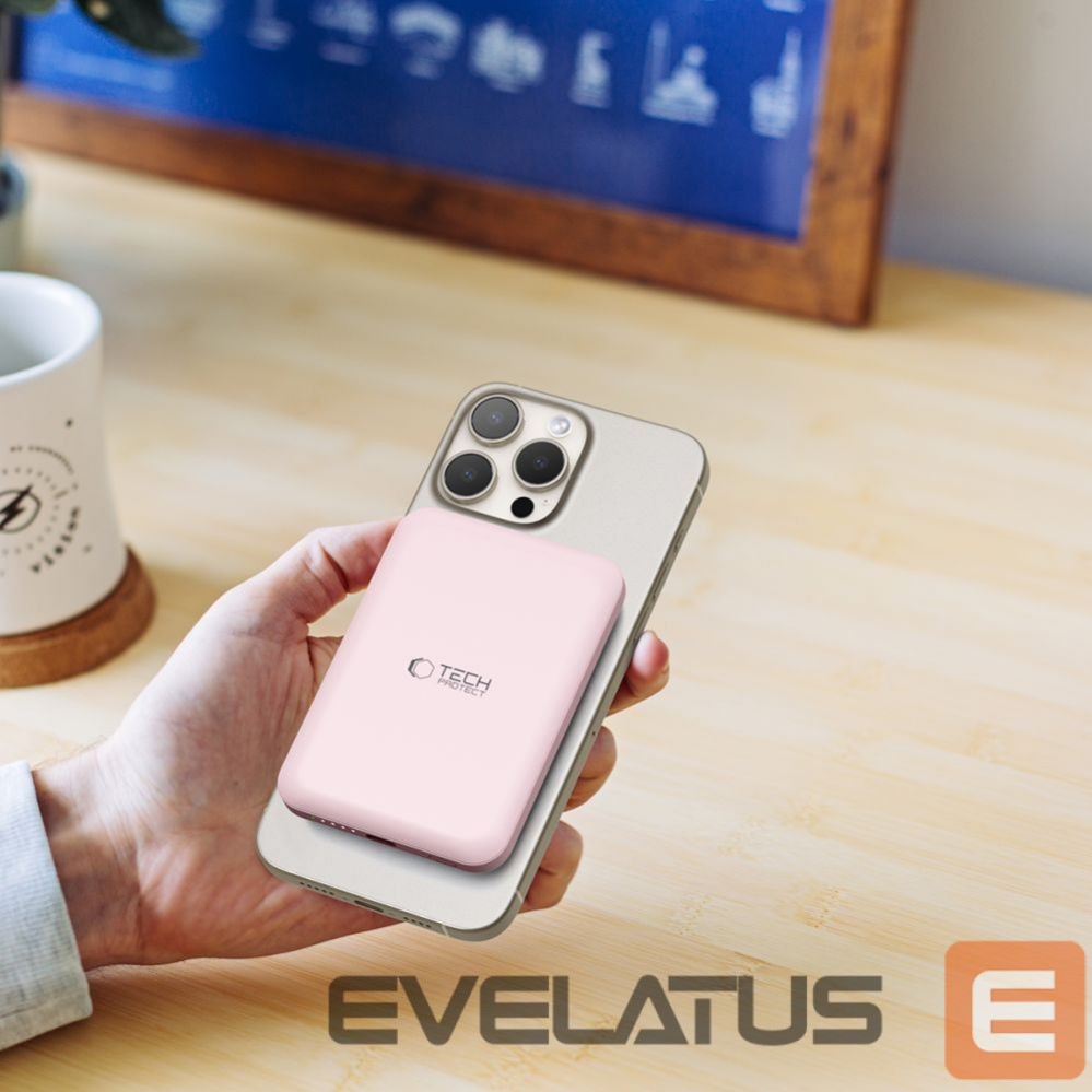 Внешний аккумулятор Tech-Protect Pink