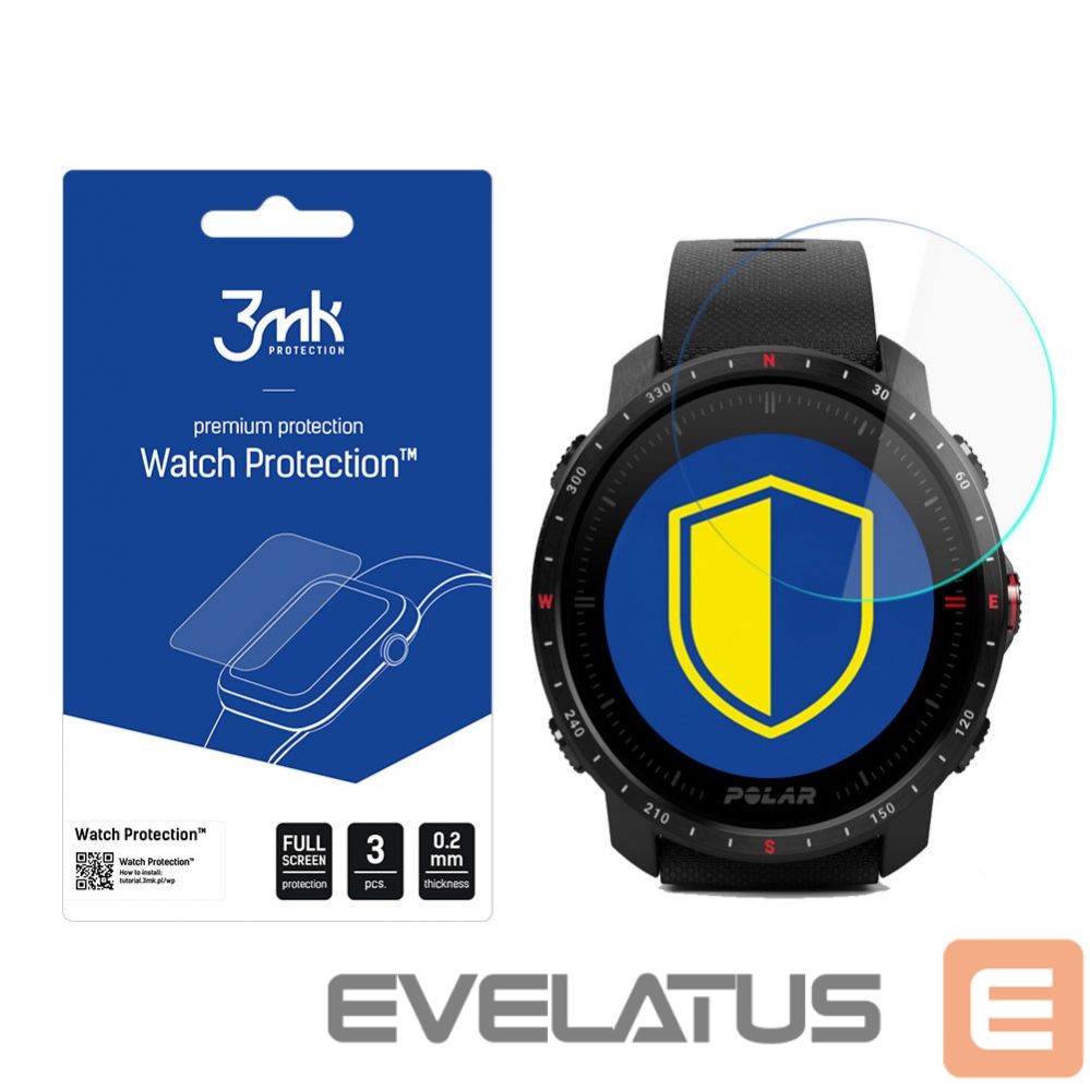 Защитное стекло 3MK 3mk Watch Protection v. FlexibleGlass hybrid glass on Polar Grit X Pro