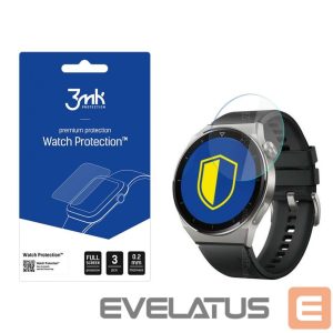 Защитное стекло 3MK  3mk Watch Protection  v. FlexibleGlass hybrid glass on Huawei Watch GT 3 Pro 46 mm 