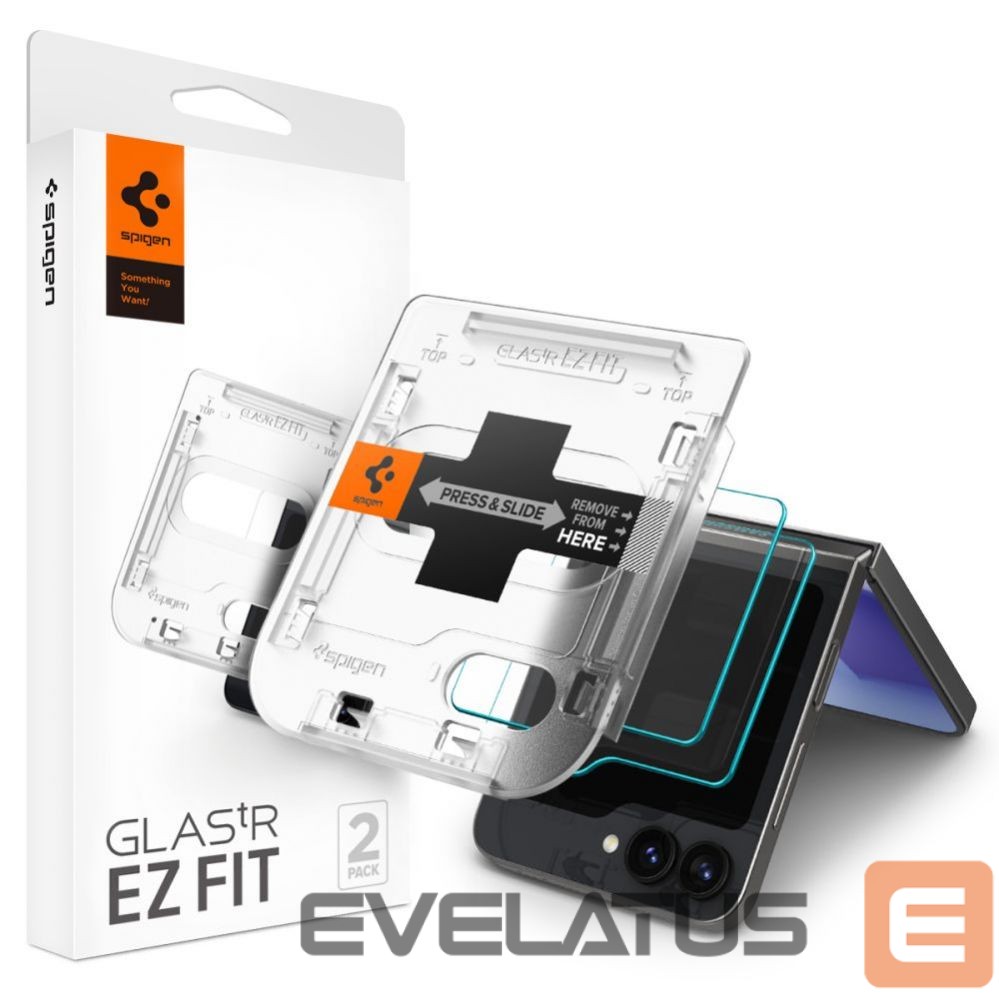 Защитное стекло Spigen Spigen Glas.tR EZ Fit Tempered Glass for Samsung Galaxy Z Flip 6 - 2 pcs.