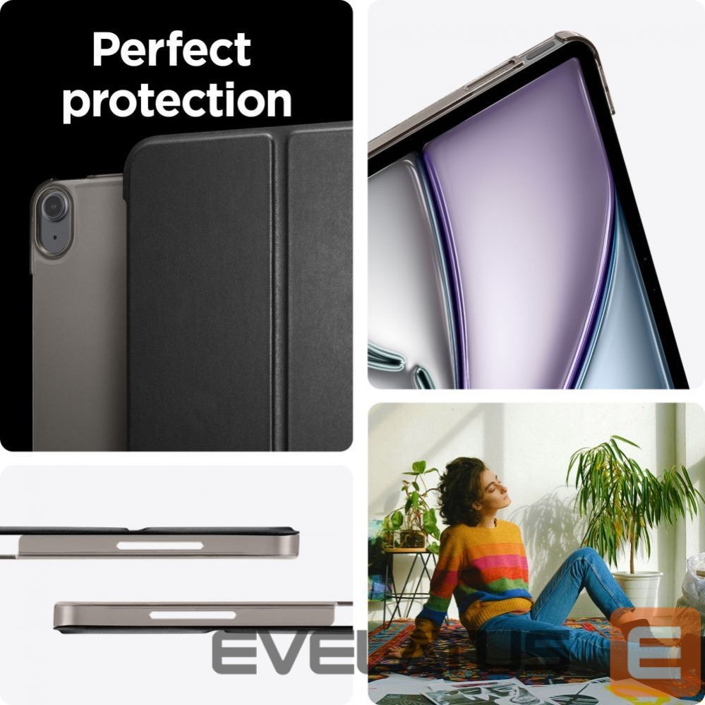 Чехол на заднюю панель Spigen Spigen Smart Fold Case for iPad Air 13" 2024 - Black