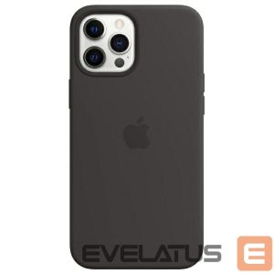 Чехол на заднюю панель Apple  Etui Apple MHLG3ZE/A iPhone 12 Pro Max    6.7" MagSafe czarny/black Silicone Case