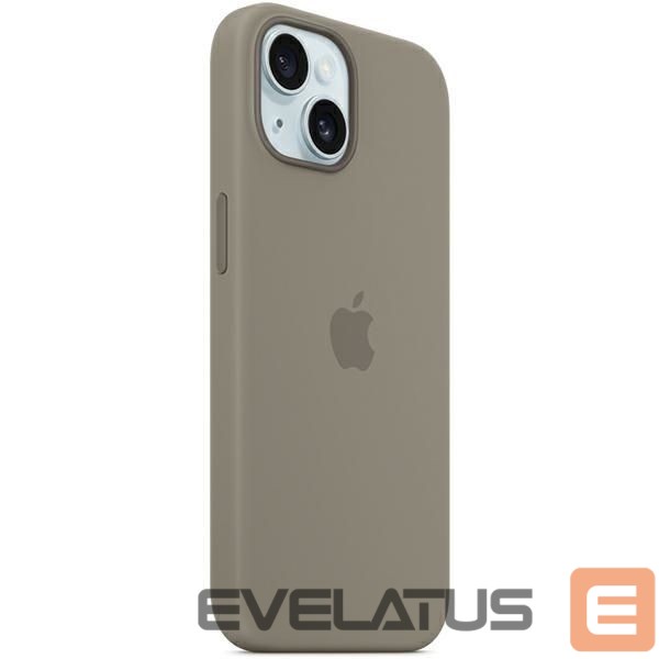 Чехол на заднюю панель Apple Etui Apple MT0Q3ZM/A iPhone 15 / 14 / 13 6.1" MagSafe popielaty brąz/clay Silicone Case