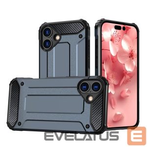 Чехол на заднюю панель Hurtel  Hybrid Armor iPhone 16 Plus Case - Blue 