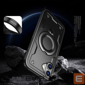 Чехол на заднюю панель Hurtel  Hybrid Armor Trendy Case with MagSafe for iPhone 16 Plus - Black 