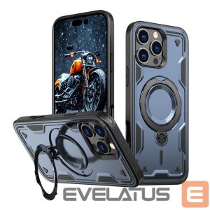 Чехол на заднюю панель Hurtel  Hybrid Armor Trendy Case with MagSafe for iPhone 16 Pro - Blue 