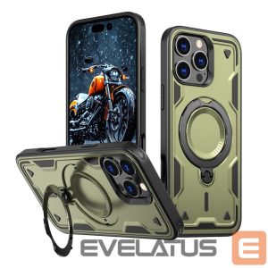 Чехол на заднюю панель Hurtel  Hybrid Armor Trendy Case with MagSafe for iPhone 16 Pro Max - Green 