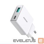 Адаптер Joyroom  Joyroom JR-TCF14 20W USB-A USB-C Super Slim Wall Charger - White 