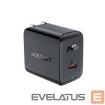 Адаптер Acefast  Acefast A23 30W GaN USB-C US Wall Charger - Black 