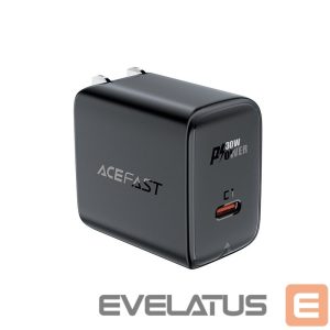 Адаптер Acefast  Acefast A23 30W GaN USB-C US Wall Charger - Black 