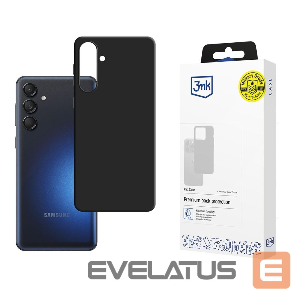Чехол на заднюю панель 3MK 3mk Matt Case for Samsung Galaxy M55 - Black