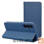 Чехол книжка OEM  Flip case for Samsung A54 5G Luna Book Carbon blue 