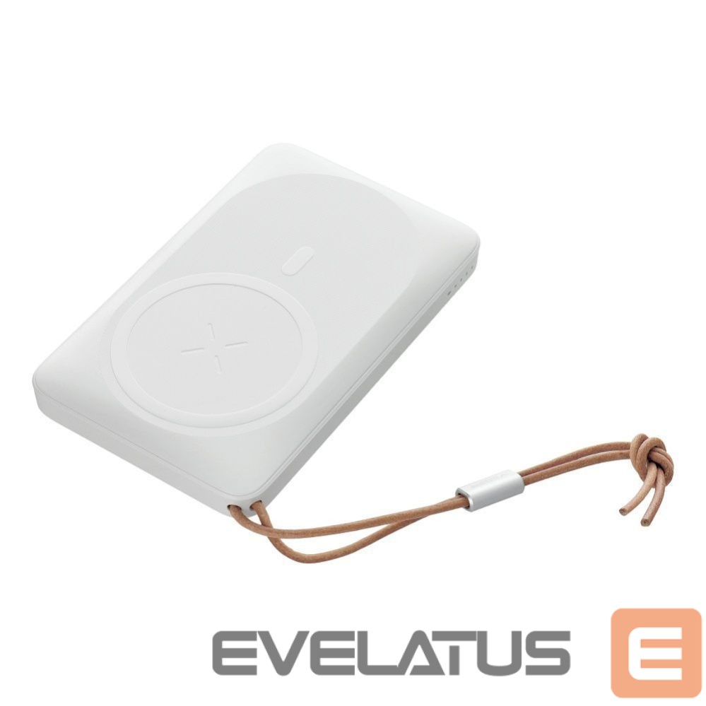 Внешний аккумулятор Veger Powerbank compatible with Magsafe Veger MagOn (VP1151 / W1151) PD QC3.0 2A 20W with wireless charging 10000 mAh white