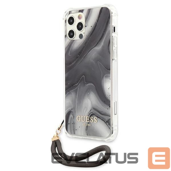 Чехол на заднюю панель Guess Guess Marble Collection iPhone 12 / iPhone 12 Pro Case - Gray