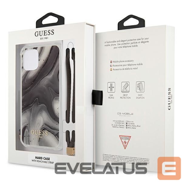 Чехол на заднюю панель Guess Guess Marble Collection iPhone 12 / iPhone 12 Pro Case - Gray