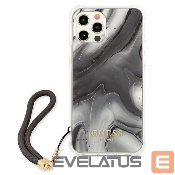 Чехол на заднюю панель Guess Guess Marble Collection iPhone 12 / iPhone 12 Pro Case - Gray