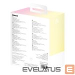 Внешний аккумулятор Baseus  Baseus Popsicle 5200mAh 20W Powerbank with Built-in Lightning Cable (+ White Baseus Simple USB-C - USB-C 60W/20V/3A/30cm Cable) - Yellow-Pink 
